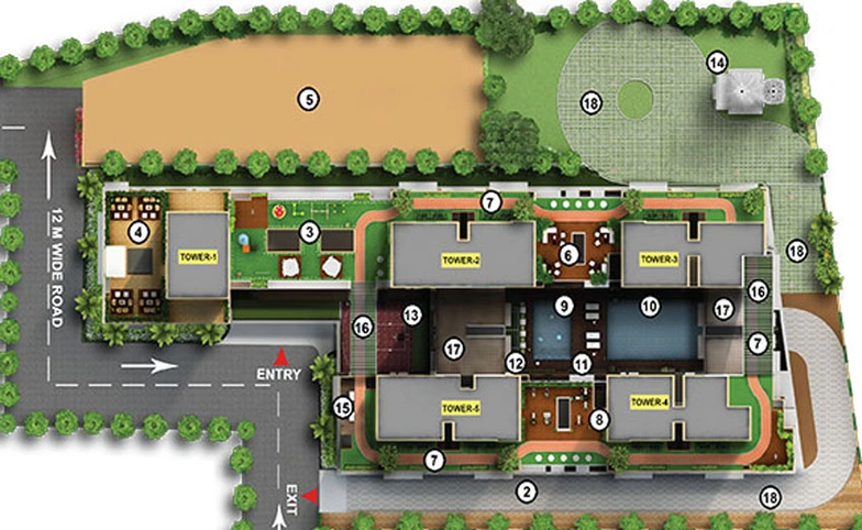Master Plan of Runwal Pinnacle in Mulund West, Mumbai - Image 33954