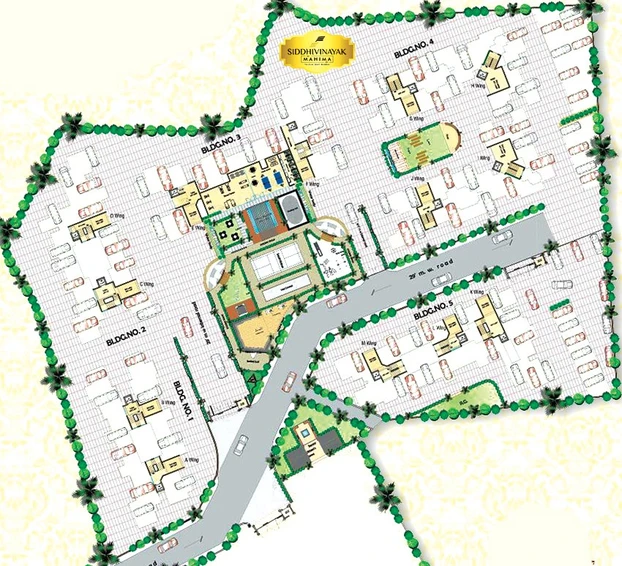 Master Plan of Siddhivinayak Mahima in Taloja, Navi Mumbai - Image 257008