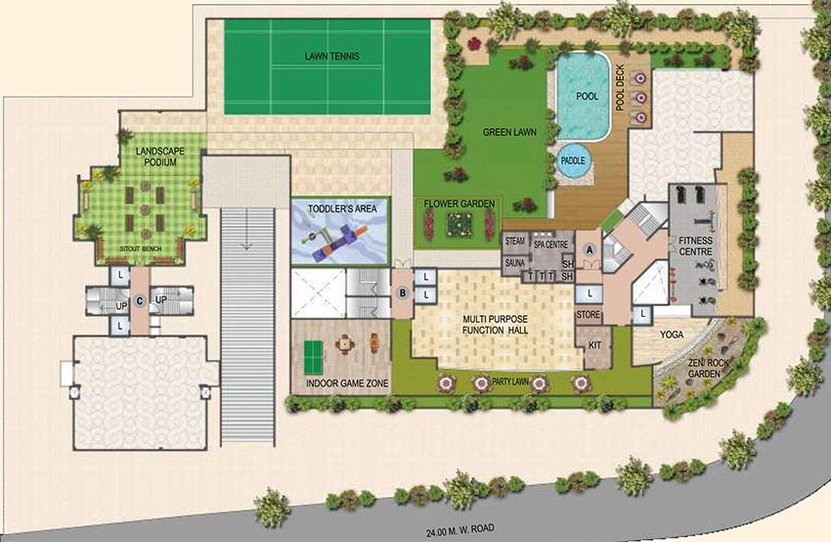Master Plan of Siddhivinayak Utopia in Ulwe, Navi Mumbai - Image 257023