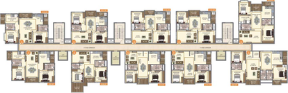 Floor Plan of Disha Central Park in Panathur, Bangalore - Image 125411
