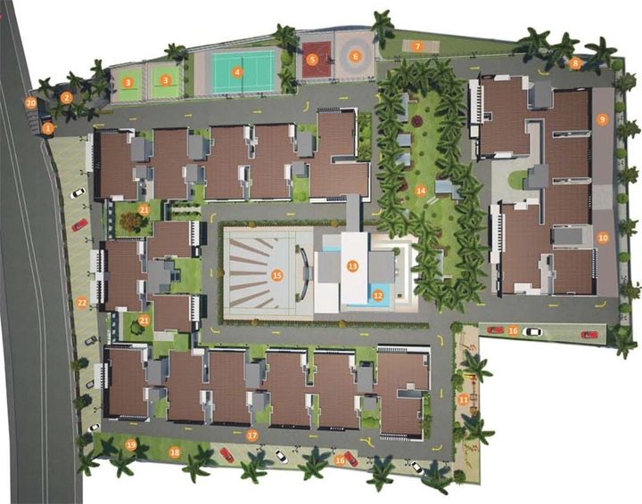 Master Plan of Disha Central Park in Panathur, Bangalore - Image 125412
