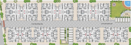 Master Plan of Saamarth Heaven 3 in Chandkheda, Ahmedabad - Image 231466
