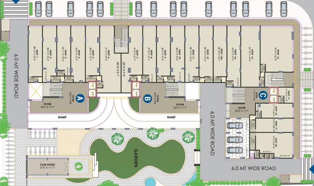 Master Plan of Satyamev Royal 3 in Chandkheda, Ahmedabad - Image 231491