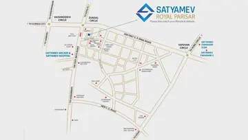 Location of Satyamev Royal Parisar - Image 267063