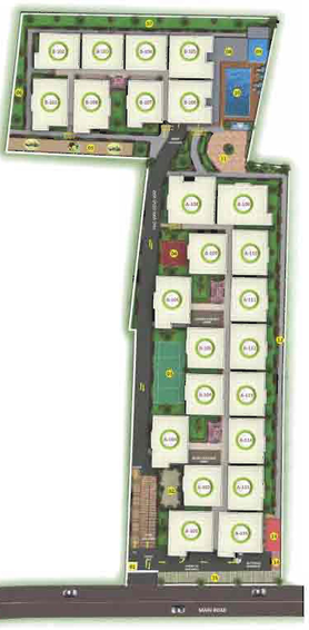 Master Plan of Disha Park West in Panathur, Bangalore - Image 127635