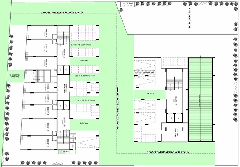 Master Plan of Siddharth Shine in Jagatpur, Ahmedabad - Image 268057