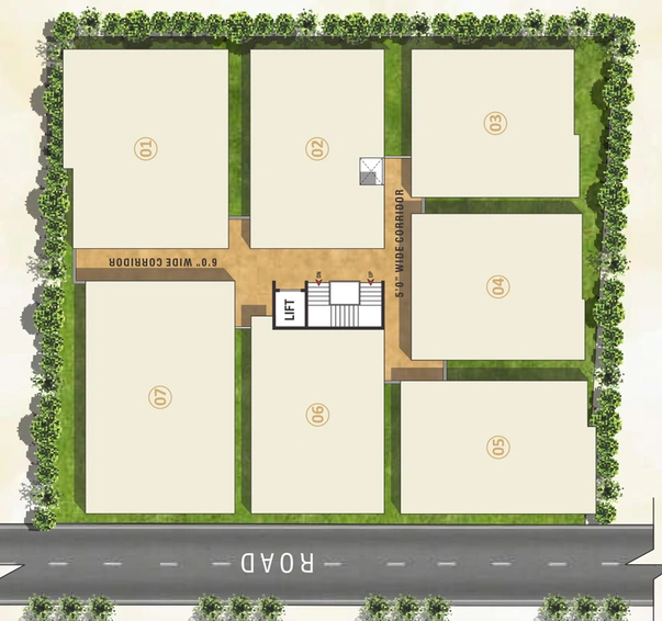 Master Plan of SLB Royal Touch in Thanisandra, Bangalore - Image 125433