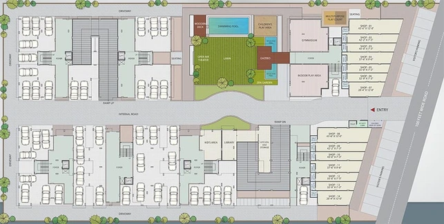 Master Plan of Siddharth Icon in Tragad, Ahmedabad - Image 268032