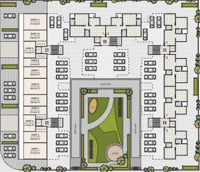 Master Plan of Siddharth Status in Vavol, Gandhinagar - Image 231548