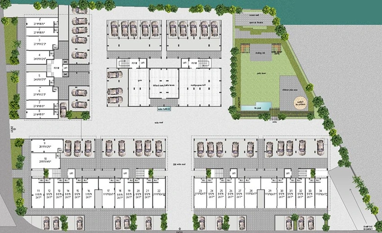 Master Plan of Siddharth Sneh Greens in Kalol, Gandhinagar - Image 231540