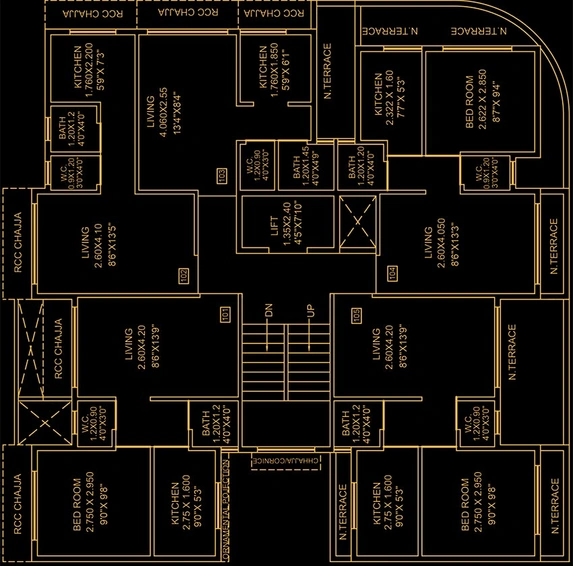 Floor Plan of Sambhav Deep Narayan in Karanjade, Navi Mumbai - Image 256092