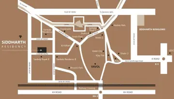 Location of Siddharth Residency - Image 231524