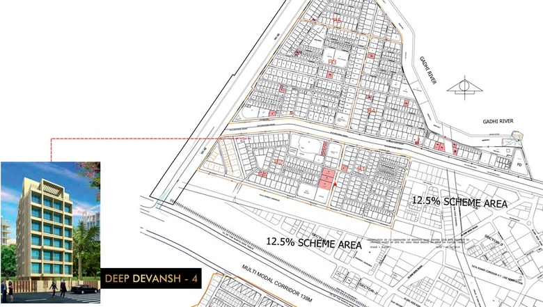 Location of Sambhav Deep Devansh 4 in Karanjade, Navi Mumbai - Image 255214