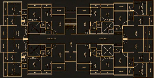 Floor Plan of Sambhav Kanha Shyam Residency 2 in Karanjade, Navi Mumbai - Image 256261
