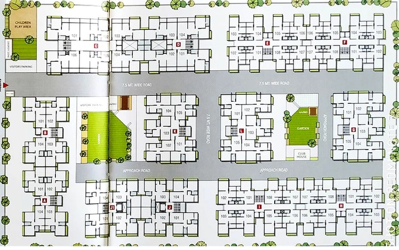 Master Plan of Polaris Anand in Nikol, Ahmedabad - Image 265889