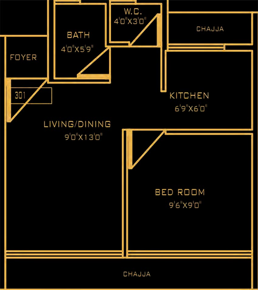 1 BHK Flat in Sambhav Deep Devashree in Karanjade, Navi Mumbai - Image 842603