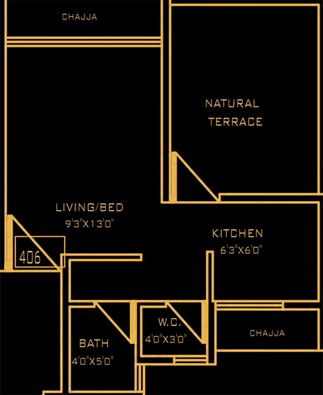 1 RK Studio Apartment in Sambhav Deep Devashree in Karanjade, Navi Mumbai - Image 842602