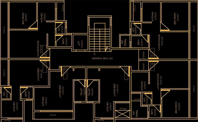 Floor Plan of Sambhav Deep Devashree in Karanjade, Navi Mumbai - Image 260843