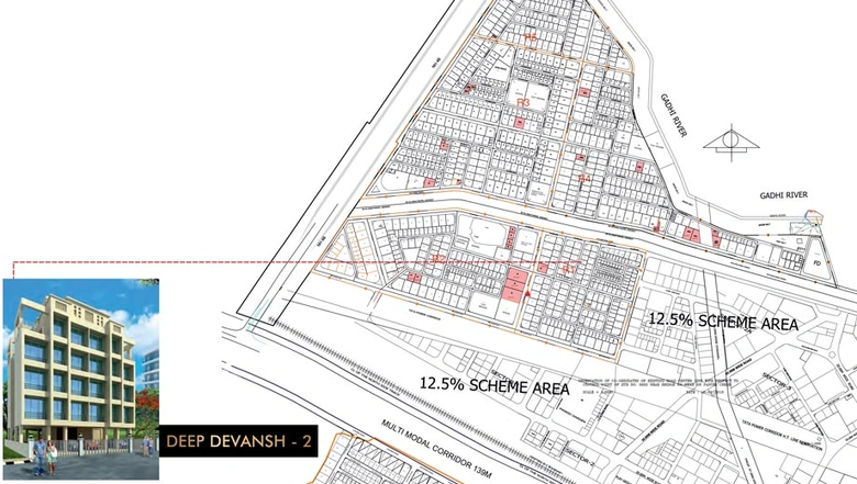 Location of Sambhav Deep Devansh 2 in Karanjade, Navi Mumbai - Image 256080