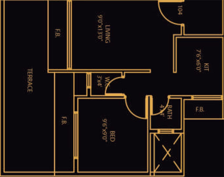1 BHK Flat in Sambhav Deep Destiny in Karanjade, Navi Mumbai - Image 844226