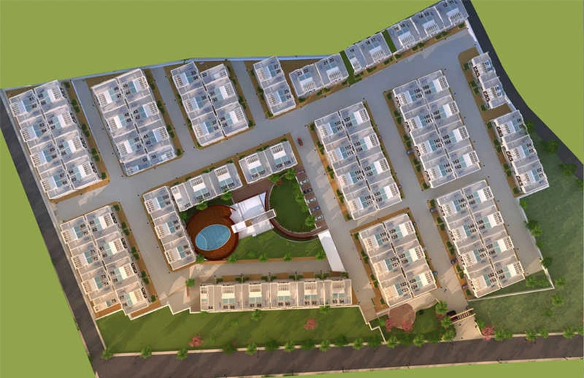 Master Plan of BU Bhandari Chrrysalis Row House in Wagholi, Pune - Image 346045