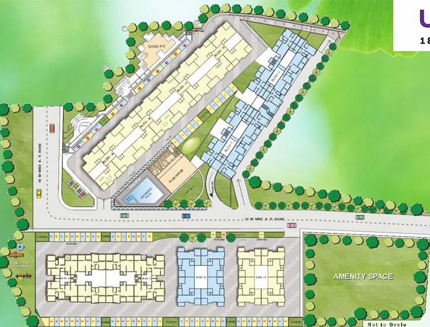 Master Plan of BU Bhandari Unity Park in Kondhwa, Pune - Image 346088