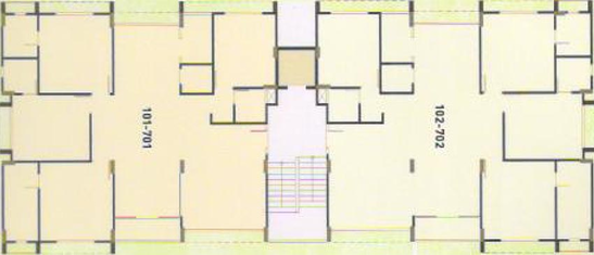 Floor Plan of Parishram Satva Hi Life in Sola, Ahmedabad - Image 265816