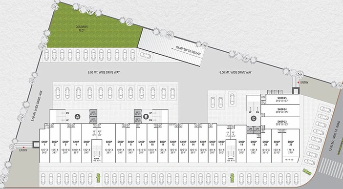 Master Plan of Hilltown Residency in Nikol, Ahmedabad - Image 263410