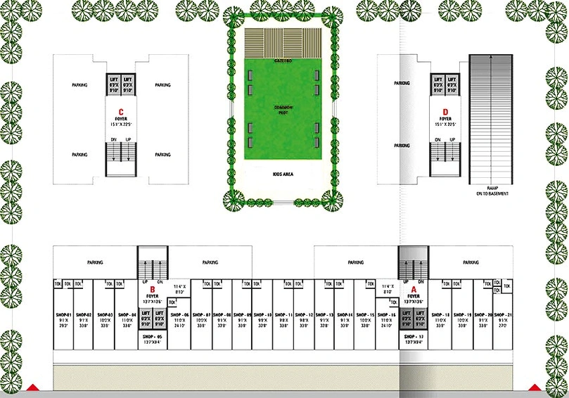 Master Plan of Hilltown Zade in Kathwada, Ahmedabad - Image 263427