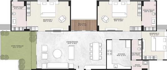 3 BHK Flat in Bakeri Sujal in Ramdev Nagar, Ahmedabad - Image 849993