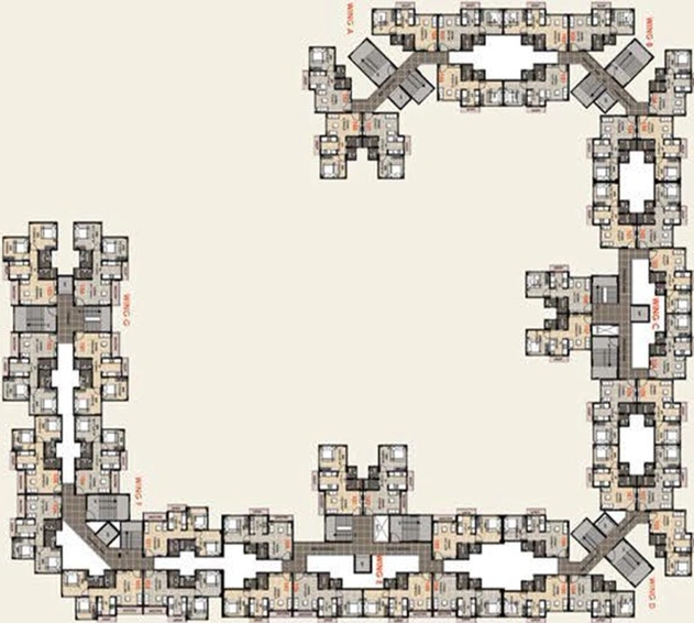 Floor Plan of Space World in Neral, Thane - Image 252295