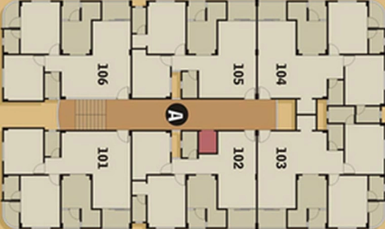 Floor Plan of Uma Mahalaxmi 1 in Pethapur, Gandhinagar - Image 231578