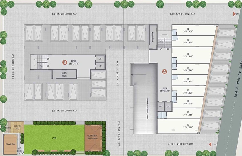Master Plan of TCC Imperia Pearl in Zundal, Ahmedabad - Image 270619