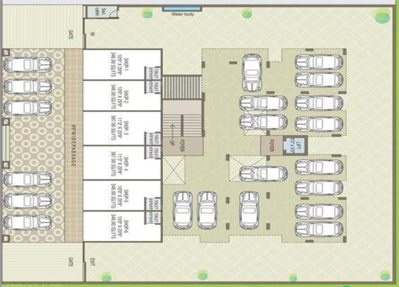Master Plan of Swetalee Sepal Elegant 2 in Chandkheda, Ahmedabad - Image 265620