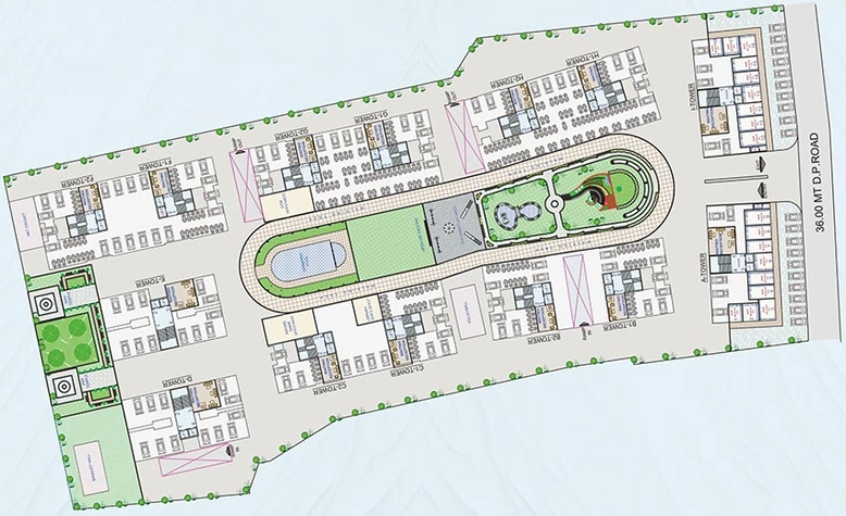 Master Plan of DR Dream City in Amroli, Surat - Image 225768