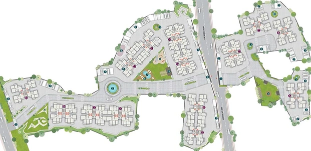 Master Plan of Space Sai Prasad Garden in Panvel, Navi Mumbai - Image 257525