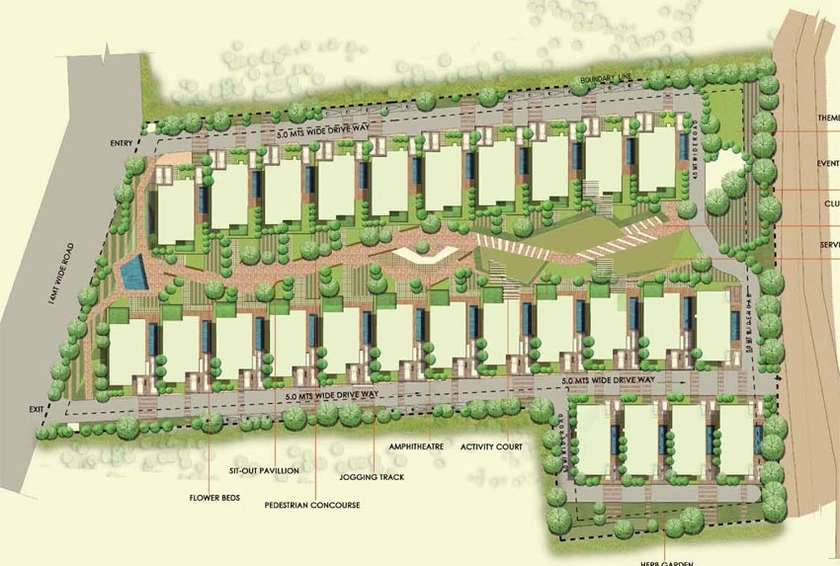 Master Plan of Olympia Enchante in Whitefield, Bangalore - Image 125456