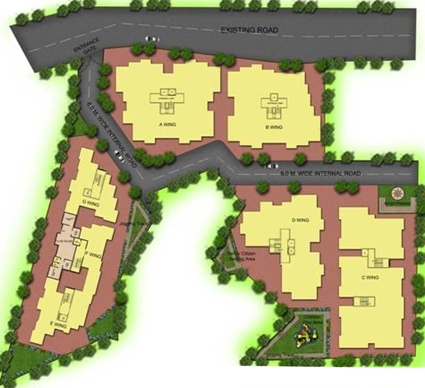Master Plan of Space Green Earth in Panvel, Navi Mumbai - Image 257307