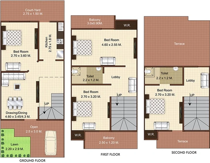 4 BHK House/Villa in Swadesh Premier Orchard in Karond, Bhopal - Image 844025