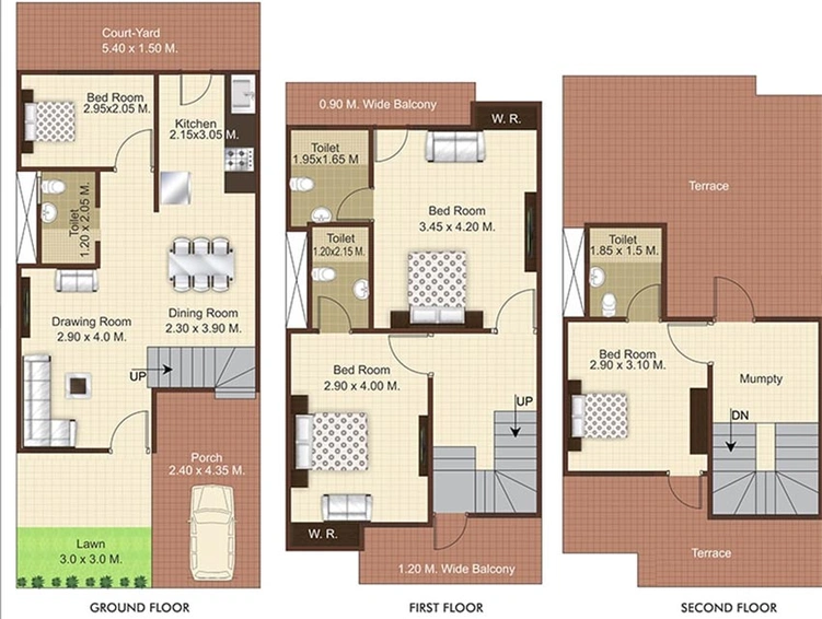 4 BHK House/Villa in Swadesh Premier Orchard in Karond, Bhopal - Image 844026