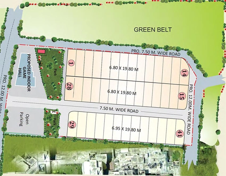 Master Plan of Geet Greens in Ayodhya Bypass, Bhopal - Image 247648