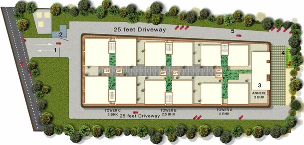 Master Plan of SBC The Nest in Krishnarajapuram, Bangalore - Image 125491