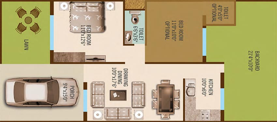 1 BHK House/Villa in Amaltas Golden Mile in Phanda Kala, Bhopal - Image 843577