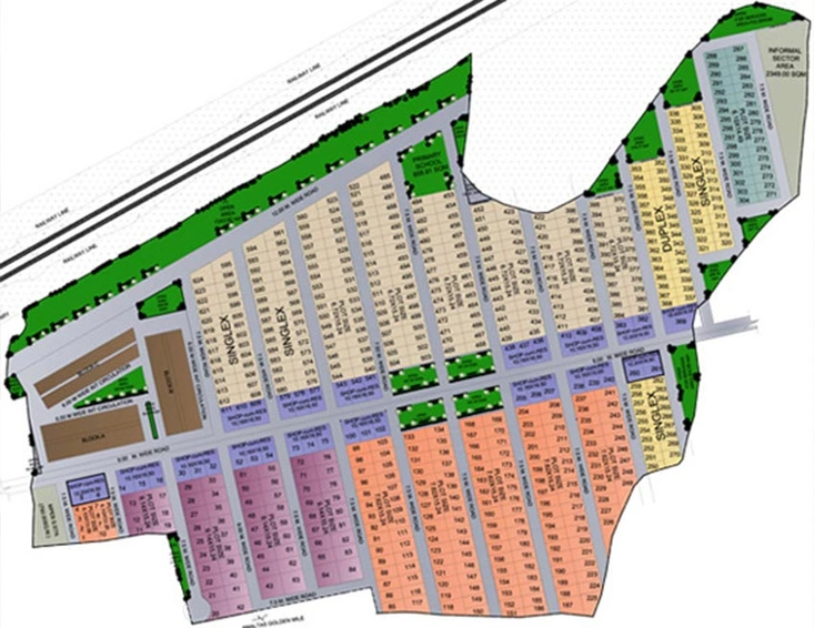Master Plan of Amaltas Golden Mile in Phanda Kala, Bhopal - Image 247325