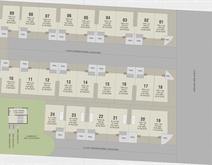 Master Plan of Dream 24 in Waghodia Road, Vadodara - Image 129069