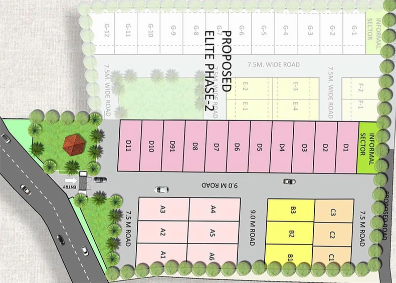 Master Plan of Fortune Elite in Misrod, Bhopal - Image 247428