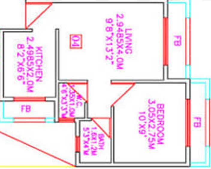 1 BHK Flat in Tejas Kritika in Ulwe, Navi Mumbai - Image 844166