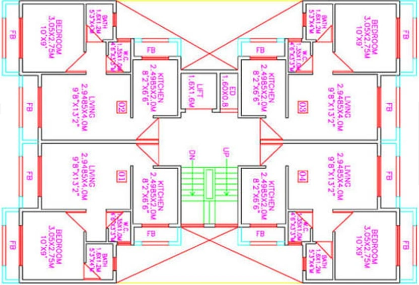Floor Plan of Tejas Kritika in Ulwe, Navi Mumbai - Image 257942