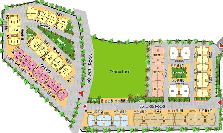 Master Plan of Fortune Divine City in Misrod, Bhopal - Image 247593