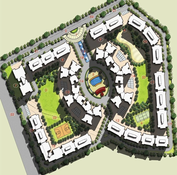 Master Plan of Bhojpal Shree Krishna Heights in Katara Hills, Bhopal - Image 247380
